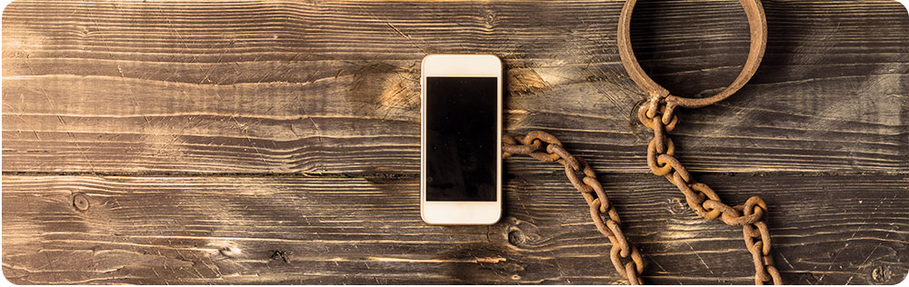 Telefoonverslaving Banner
