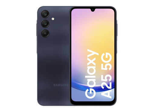 Samsung A25 voor en achterkant